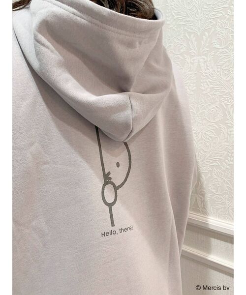 dazzlin（ダズリン）の「dazzlin×miffy かくれんぼフーディー（パーカー・レディース・オフホワイト/グレー/ブラック・FREE）」の15枚目の写真