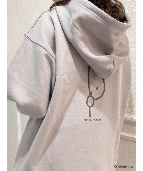 dazzlin（ダズリン）の「dazzlin×miffy かくれんぼフーディー（パーカー・レディース・オフホワイト/グレー/ブラック・FREE）」の16枚目の写真