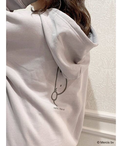 dazzlin（ダズリン）の「dazzlin×miffy かくれんぼフーディー（パーカー・レディース・オフホワイト/グレー/ブラック・FREE）」の17枚目の写真