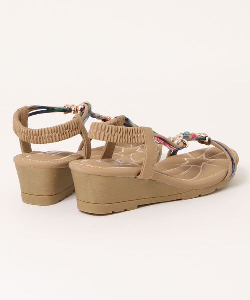 チャイハネ（チャイハネ）の「【チャイハネ】ギャビーサンダル（サンダル・レディース・ホワイト/ベージュ/パープル/ブラウン/ターコイズブルー/イエロー/オレンジ・M/L）」の14枚目の写真