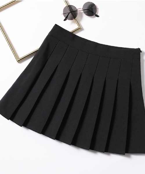 sevens（セブンズ）の「【sevens】ミニプリーツスカート（スカート・レディース・ホワイト/ブラック/グレー・MEDIUM）」の4枚目の写真