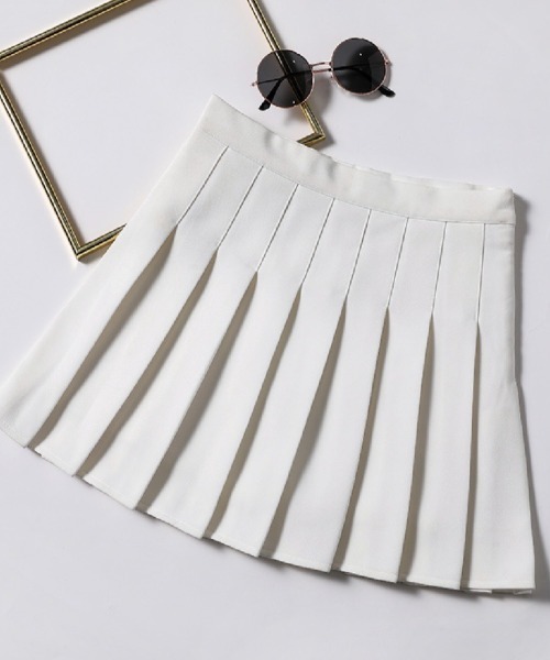 sevens（セブンズ）の「【sevens】ミニプリーツスカート（スカート・レディース・ホワイト/ブラック/グレー・MEDIUM）」の6枚目の写真