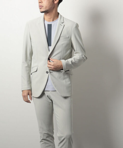 Stutostein Nolley's（シュテットシュタインノーリーズ）の「【Stutostein/シュテットシュタイン】MODERN FIT JK ストレッチジャケット（テーラードジャケット・メンズ・ブラック/ベージュ・SMALL/MEDIUM/LARGE/X-LARGE）」の14枚目の写真