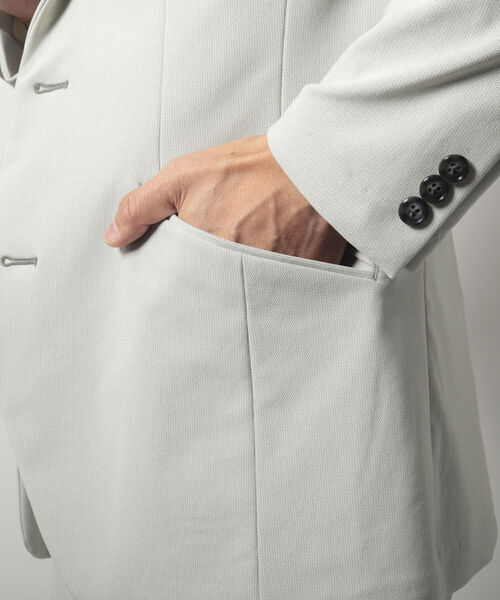 Stutostein Nolley's（シュテットシュタインノーリーズ）の「【Stutostein/シュテットシュタイン】MODERN FIT JK ストレッチジャケット（テーラードジャケット・メンズ・ブラック/ベージュ・SMALL/MEDIUM/LARGE/X-LARGE）」の10枚目の写真