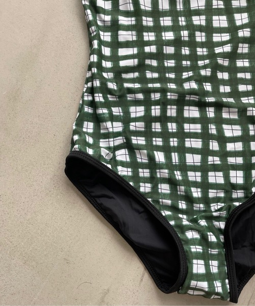SANSeLF（サンセルフ）の「チェックカラースイムウェア  sanws22s003【SANSeLF】（水着・レディース・グリーン・FREE）」の21枚目の写真