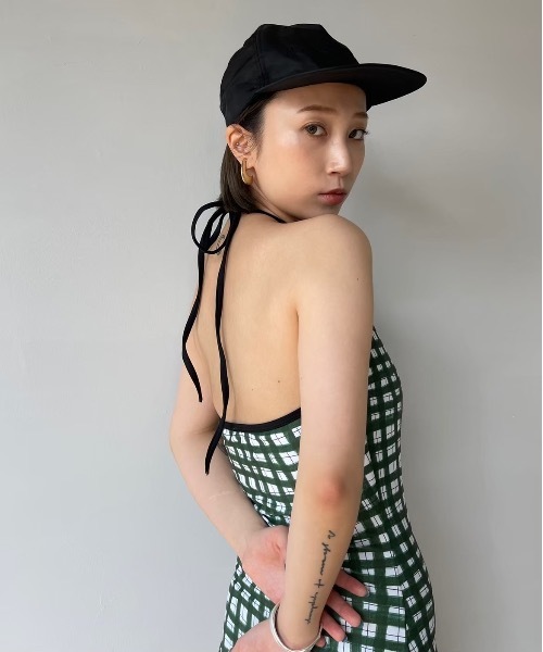 SANSeLF（サンセルフ）の「チェックカラースイムウェア  sanws22s003【SANSeLF】（水着・レディース・グリーン・FREE）」の15枚目の写真