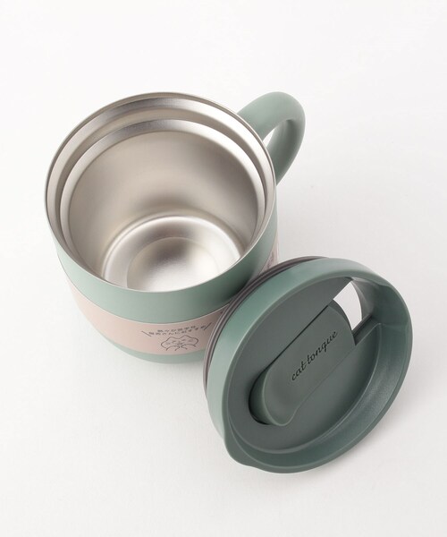212 KITCHEN STORE(トゥワントゥキッチンストア)の「猫舌専科 マグ 260ml グリーン(グラス/マグカップ/タンブラー・レディース・その他・00)」の3枚目の写真
