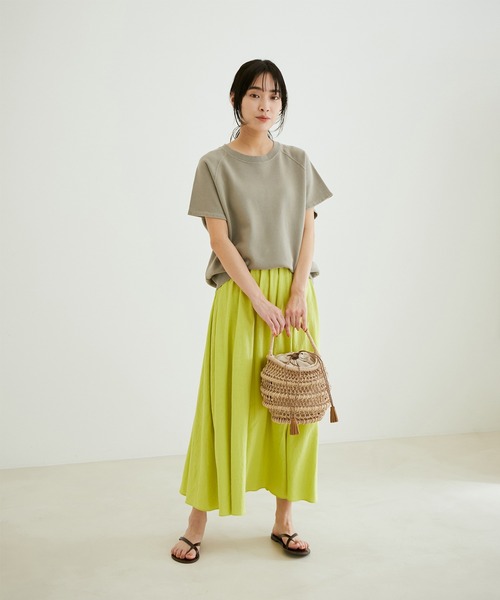 The Bagmati（ザバグマティ）の「【The Bagmati（バグマティ）】レザーハンドルバスケットＳ（かごバッグ・レディース・ベージュ・FREE）」の9枚目の写真