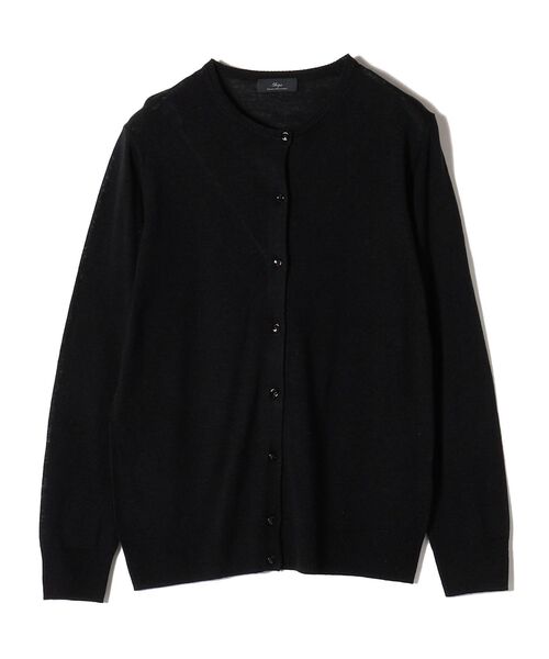SHIPS(シップス)の「Primary NavyLabel:〈手洗い可能〉シルクリネンカーディガン 22SS(カーディガン/ボレロ・レディース・ベージュ/オリーブ/ブラック/オフホワイト・36/38)」の2枚目の写真