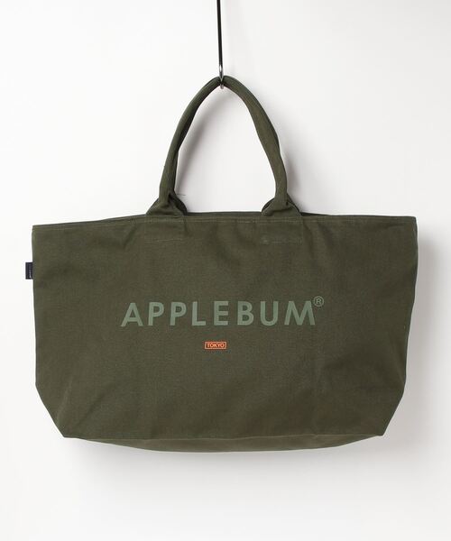 APPLEBUM（アップルバム）の「Logo Canvas Zip Totebag（トートバッグ・メンズ・オリーブ・FREE）」の12枚目の写真