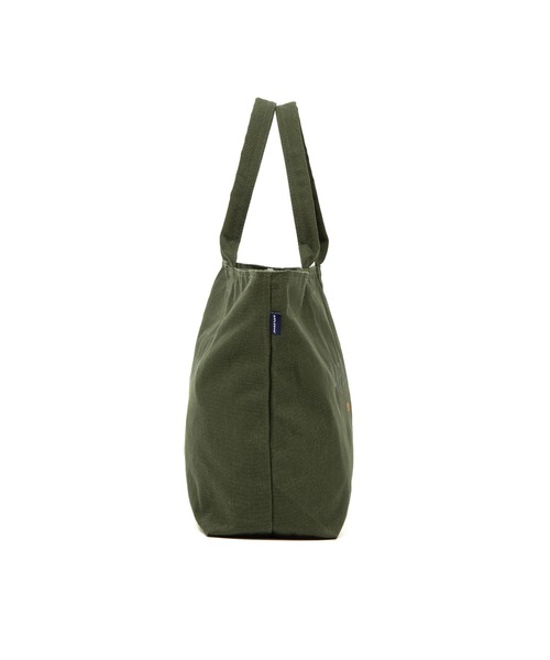 APPLEBUM（アップルバム）の「Logo Canvas Zip Totebag（トートバッグ・メンズ・オリーブ・FREE）」の3枚目の写真