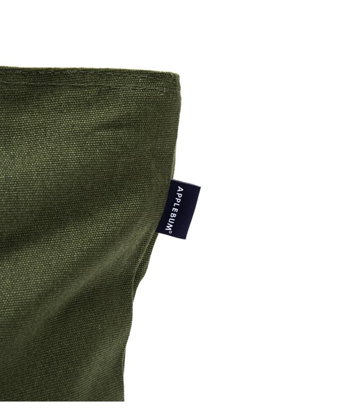 APPLEBUM（アップルバム）の「Logo Canvas Zip Totebag（トートバッグ・メンズ・オリーブ・FREE）」の11枚目の写真