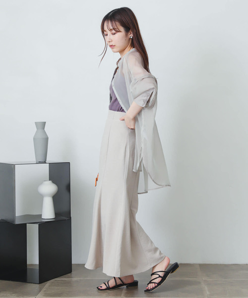 セール】リネンライクマーメイドスカート（スカート）｜SENSE OF