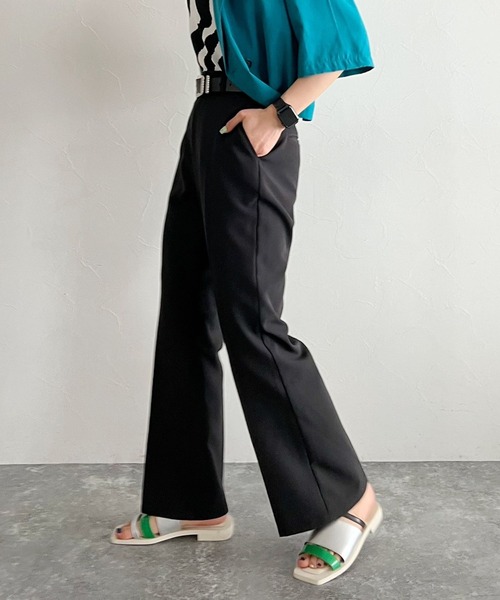 PAGEBOY（ページボーイ）の「クラシックスラックス（スラックス・レディース・ブラック/グレイッシュベージュ/ライム/ピンク系その他・LARGE/MEDIUM/SMALL）」の2枚目の写真