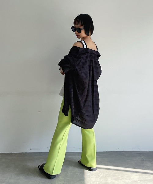 PAGEBOY（ページボーイ）の「クラシックスラックス（スラックス・レディース・ブラック/グレイッシュベージュ/ライム/ピンク系その他・LARGE/MEDIUM/SMALL）」の20枚目の写真