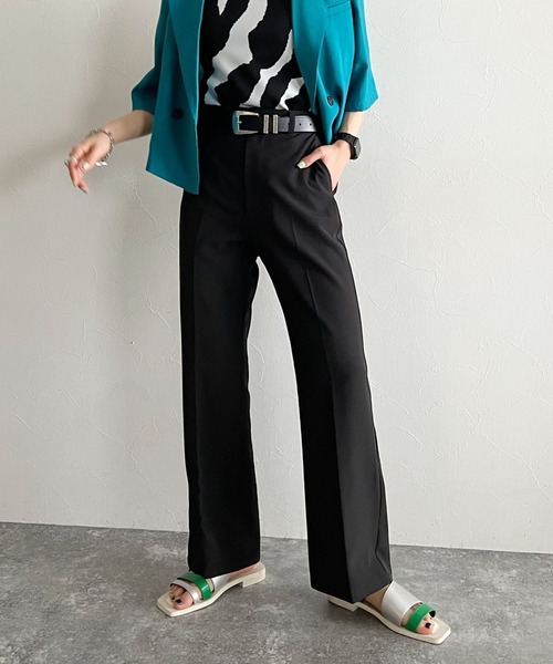 PAGEBOY（ページボーイ）の「クラシックスラックス（スラックス・レディース・ブラック/グレイッシュベージュ/ライム/ピンク系その他・LARGE/MEDIUM/SMALL）」の14枚目の写真