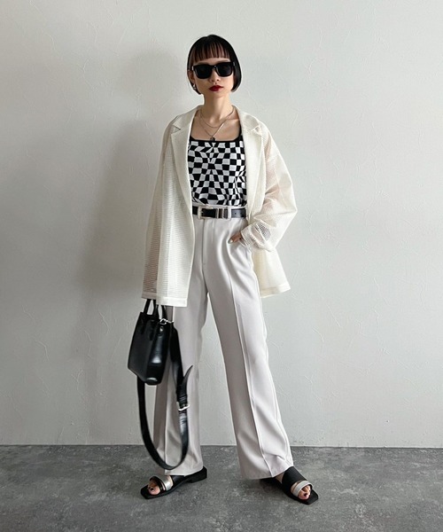 PAGEBOY（ページボーイ）の「クラシックスラックス（スラックス・レディース・ブラック/グレイッシュベージュ/ライム/ピンク系その他・LARGE/MEDIUM/SMALL）」の18枚目の写真