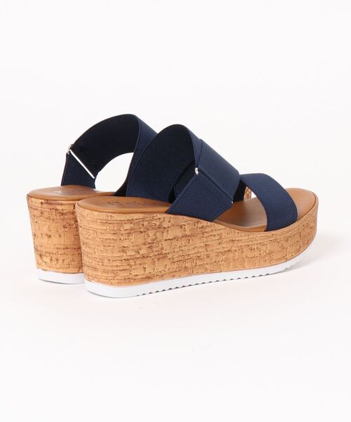 ITALIAN SHOEMAKERS(イタリアンシューメーカー)の「【ITALIAN SHOEMAKERS】厚底ミュールサンダル(922301)(サンダル・レディース・ベージュ/ネイビー/ブラック・38/35/36/37)」の5枚目の写真