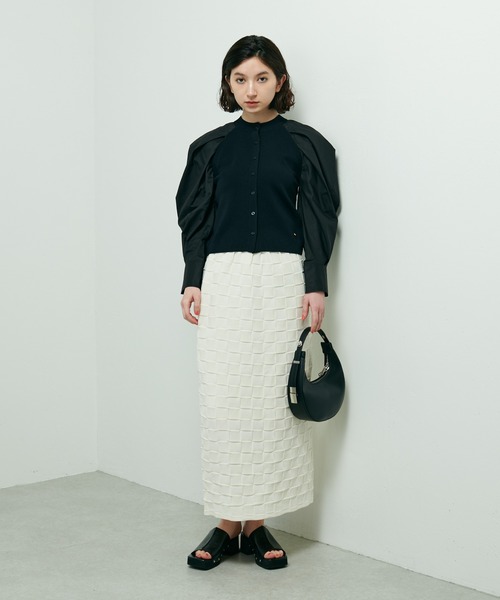 Lui's（ルイス）の「ワンハンドルムーンバッグ（ハンドバッグ・レディース・ブラック/ホワイト/グリーン系その他6・FREE）」の7枚目の写真