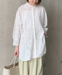 CAPRICIEUX LE'MAGE | パネルレースシャツ(シャツ/ブラウス)