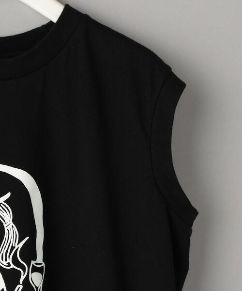 FUNG（ファング）の「＜FUNG＞プリント スリーブレス Tシャツ（Tシャツ/カットソー・レディース・ホワイト/ブラック・FREE）」の15枚目の写真