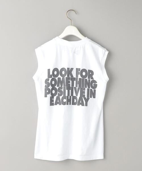 FUNG（ファング）の「＜FUNG＞プリント スリーブレス Tシャツ（Tシャツ/カットソー・レディース・ホワイト/ブラック・FREE）」の9枚目の写真