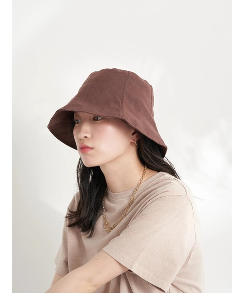 earth music&ecology（アースミュージックアンドエコロジー）の「チューリップハット（ハット・レディース・ブラック/ブラウン/グリーン・FREE）」の20枚目の写真