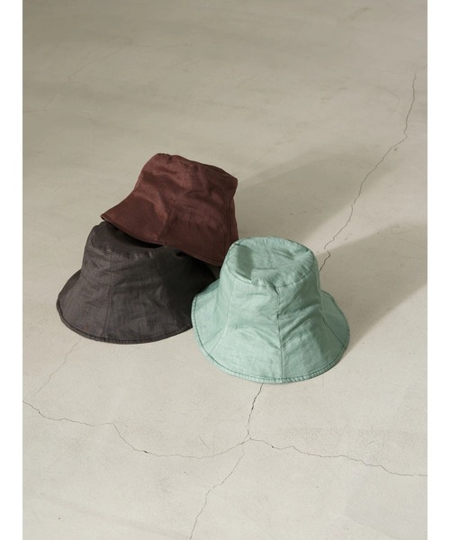 earth music&ecology（アースミュージックアンドエコロジー）の「チューリップハット（ハット・レディース・ブラック/ブラウン/グリーン・FREE）」の9枚目の写真