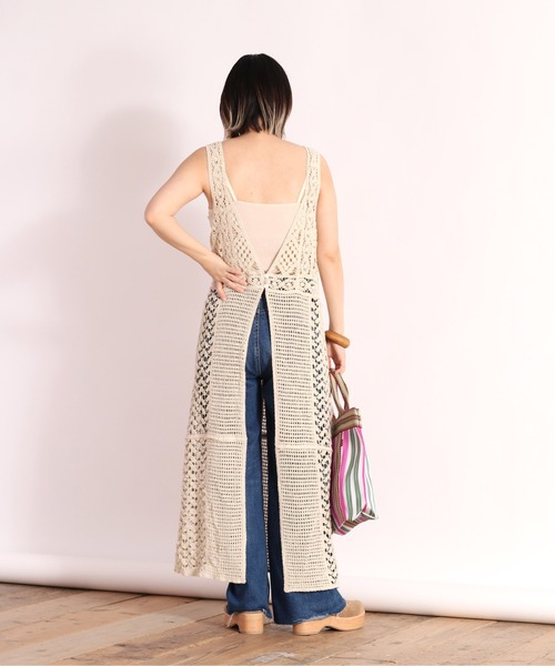 cepo（セポ）の「パッチワーククロシェワンピース　2WAY（ワンピース・レディース・オフホワイト/ブラック・M）」の17枚目の写真