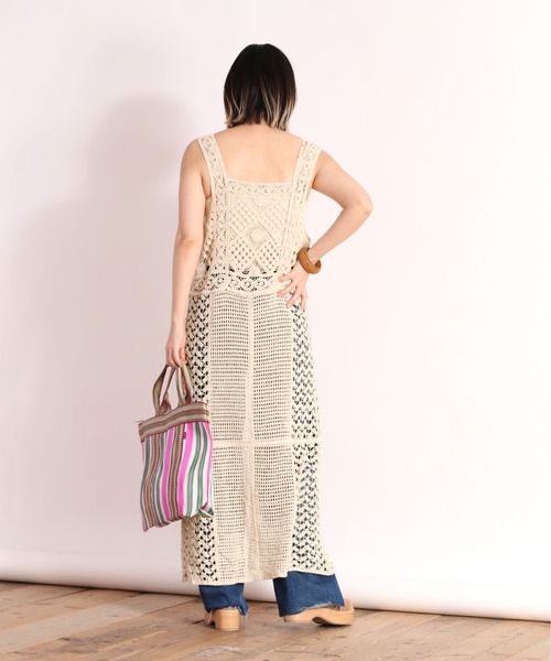 cepo（セポ）の「パッチワーククロシェワンピース　2WAY（ワンピース・レディース・オフホワイト/ブラック・M）」の19枚目の写真