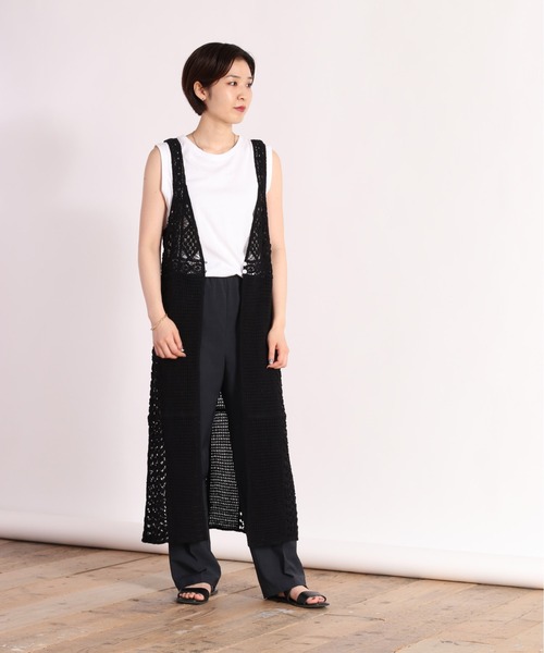 cepo（セポ）の「パッチワーククロシェワンピース　2WAY（ワンピース・レディース・オフホワイト/ブラック・M）」の12枚目の写真