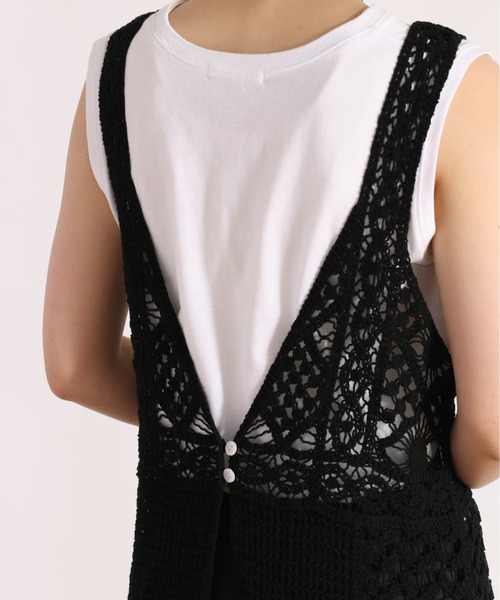 cepo（セポ）の「パッチワーククロシェワンピース　2WAY（ワンピース・レディース・オフホワイト/ブラック・M）」の11枚目の写真