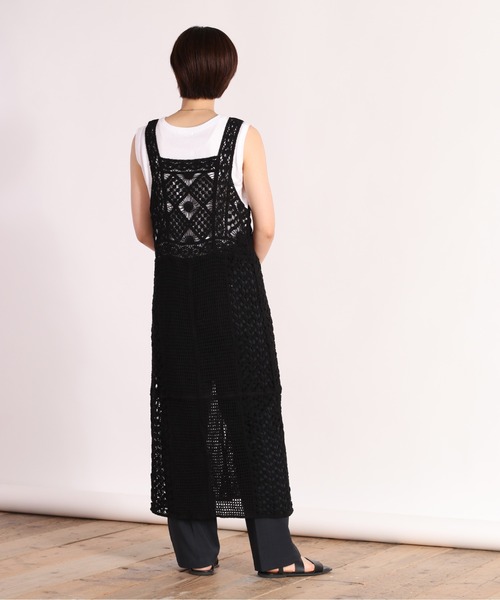 cepo（セポ）の「パッチワーククロシェワンピース　2WAY（ワンピース・レディース・オフホワイト/ブラック・M）」の13枚目の写真