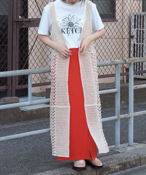 cepo（セポ）の「パッチワーククロシェワンピース　2WAY（ワンピース・レディース・オフホワイト/ブラック・M）」の3枚目の写真