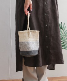 URBAN RESEARCH DOORS | アフリカンスクエア　スリーカラーズワンハンドルバッグ(ハンドバッグ)