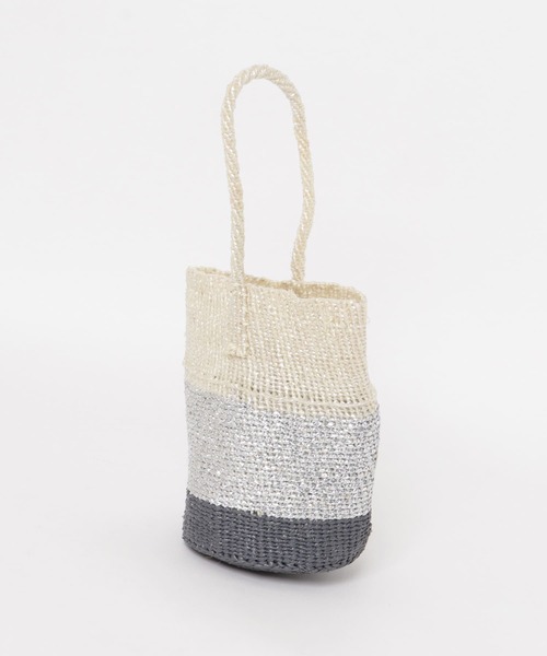 URBAN RESEARCH DOORS（アーバンリサーチドアーズ）の「アフリカンスクエア　スリーカラーズワンハンドルバッグ（ハンドバッグ・レディース・その他1・-）」の5枚目の写真