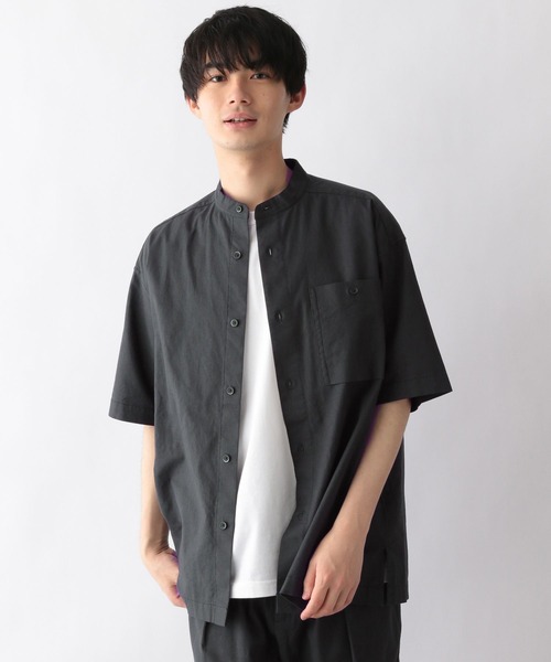 GLOBAL WORK(グローバルワーク)の「リネンミックスリラックスシャツ/275466(シャツ/ブラウス・メンズ・その他/カーキ/ダークブラウン/ホワイト系その他2・LARGE/MEDIUM)」の14枚目の写真