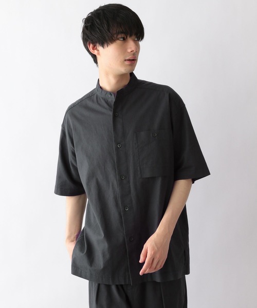 GLOBAL WORK(グローバルワーク)の「リネンミックスリラックスシャツ/275466(シャツ/ブラウス・メンズ・その他/カーキ/ダークブラウン/ホワイト系その他2・LARGE/MEDIUM)」の16枚目の写真