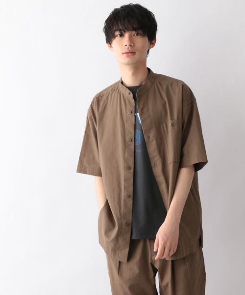 GLOBAL WORK(グローバルワーク)の「リネンミックスリラックスシャツ/275466(シャツ/ブラウス・メンズ・その他/カーキ/ダークブラウン/ホワイト系その他2・LARGE/MEDIUM)」の21枚目の写真