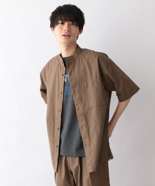 GLOBAL WORK(グローバルワーク)の「リネンミックスリラックスシャツ/275466(シャツ/ブラウス・メンズ・その他/カーキ/ダークブラウン/ホワイト系その他2・LARGE/MEDIUM)」の22枚目の写真