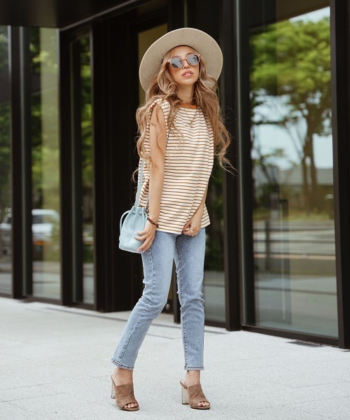 esutoreja（エストレジャ）の「スリムフィットデニム（デニムパンツ・レディース・ブルー・S/M）」の4枚目の写真