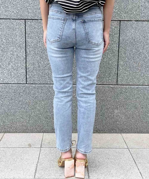 esutoreja（エストレジャ）の「スリムフィットデニム（デニムパンツ・レディース・ブルー・S/M）」の10枚目の写真