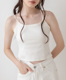 OLIVE des OLIVE | ＯＬＶカップ付クロスインナー(キャミソール)