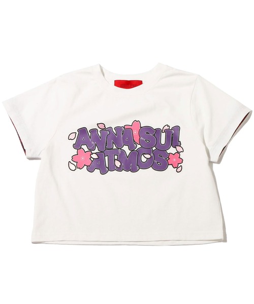 ANNA SUI（アナスイ）の「ANNA SUI ATMOS チビＴshirt  【SP】（Tシャツ/カットソー・レディース・ホワイト/ラベンダー/ブラック・M/L）」の5枚目の写真