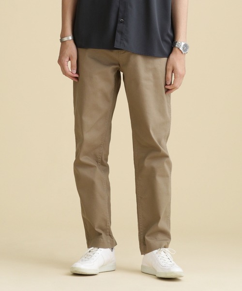 NANO universe(ナノユニバース)の「LB.04/ストレッチテーパードチノパンツ(チノパンツ・メンズ・ブラック/ベージュ/ネイビー・S/M/L/XL)」の2枚目の写真