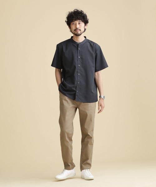 NANO universe(ナノユニバース)の「LB.04/ストレッチテーパードチノパンツ(チノパンツ・メンズ・ブラック/ベージュ/ネイビー・S/M/L/XL)」の17枚目の写真