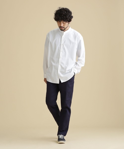 NANO universe(ナノユニバース)の「LB.04/ストレッチテーパードチノパンツ(チノパンツ・メンズ・ブラック/ベージュ/ネイビー・S/M/L/XL)」の21枚目の写真