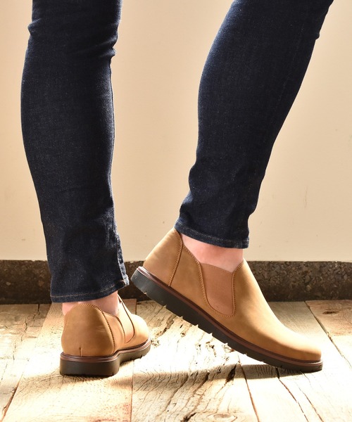 SVEC（シュベック）の「ローカット サイドゴア スリッポン スニーカー（スリッポン・メンズ・ブラック/ブラウン/ネイビー・41/44/42/40/46/43/45）」の10枚目の写真