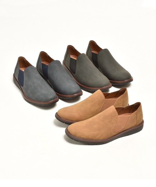 SVEC（シュベック）の「ローカット サイドゴア スリッポン スニーカー（スリッポン・メンズ・ブラック/ブラウン/ネイビー・41/44/42/40/46/43/45）」の14枚目の写真