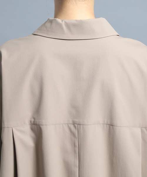 HEREIAM(ヘレイアム)の「【HEREIAM】撥水/ルーズフィットドレス(ワンピース・レディース・ブラック/ベージュ・SMALL/MEDIUM)」の7枚目の写真